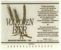 Maasland Brouwerij, Volkoren Bier