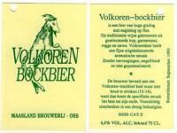 Maasland Brouwerij, Volkoren Bockbier