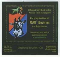 Maasland Brouwerij, Arboricultura's Lustrumbier