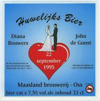Maasland Brouwerij, Huwelijksbier Diana Brouwers & John de Gunst