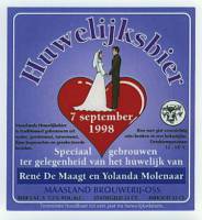 Maasland Brouwerij, Huwelijksbier René de Maagt en Yolanda Molenaar