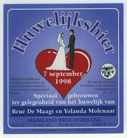 Maasland Brouwerij, Huwelijksbier René de Maagt en Yolanda Molenaar