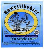 Maasland Brouwerij, Huwelijksbier Yuri Huisman en Cindy van der Spoel