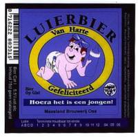 Maasland Brouwerij, Luierbier Hoera Het Is Een Jongen