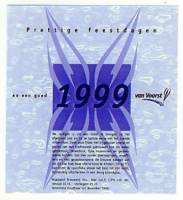 Maasland Brouwerij, Prettige Feestdagen en een goed 1999