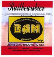 Maasland Brouwerij, Ruilbeursbier BAM Etikettenruilbeurs 9 november 2002