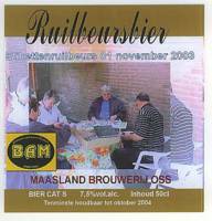 Maasland Brouwerij, Ruilbeursbier BAM Etikettenruilbeurs 1 november 2003