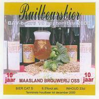 Maasland Brouwerij, Ruilbeursbier BAV 16-9-2000 10 jr Maasland