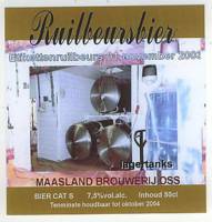 Maasland Brouwerij, Ruilbeursbier Etikettenruilbeurs 1 november 2003