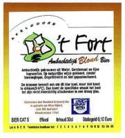 Maasland Brouwerij, 't Fort Blond Bier