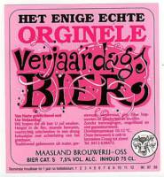 Maasland Brouwerij, Verjaardags Bier