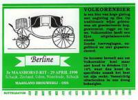 Maasland Brouwerij, Volkorenbier Berline