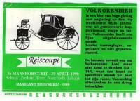 Maasland Brouwerij, Volkorenbier Reiscoupé
