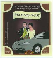 Maasland Brouwerij, Wim & Netty 27-9-'97