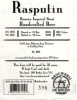 Brouwerij De Molen, Rasputin Russian Imperial Stout