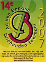 Brouwerij de Boei, 14e Ad van Bekkum Driebanden Toernooi 2007