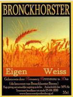 Bronckhorster Brewing Company , Bronckhorster Eigen Weiss
