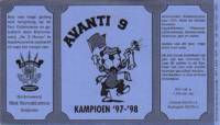 Bierbrouwerij Sint Servattumus, Avanti 9 Kampioen '97-'98