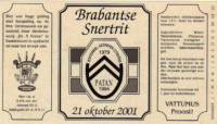 Bierbrouwerij Sint Servattumus, Brabantse Snertrit 21 oktober 2001