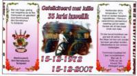 Bierbrouwerij Sint Servattumus, Gefeliciteerd met  jullie 35 jarig huwelijk