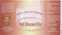 Bierbrouwerij Sint Servattumus, Het Nieuwe Klvl 20 September 2001