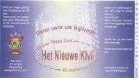 Bierbrouwerij Sint Servattumus, Het Nieuwe Klvl 20 September 2001