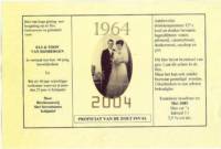 Bierbrouwerij Sint Servattumus, Proficiat Van De Zoete Inval 1964-2004