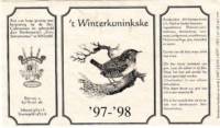 Bierbrouwerij Sint Servattumus, 't Winterkuninkske '97-'98