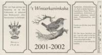 Bierbrouwerij Sint Servattumus, 't Winterkuninkske 2001-2002