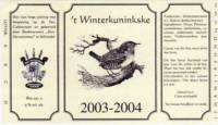 Bierbrouwerij Sint Servattumus, 't Winterkuninkske 2003-2004