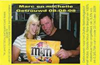 Bierbrouwerij 't Koelschip, Marc en Michelle Getrouwd 08-08-08