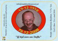 Stadsbierbrouwerij Apeldoorn, ff tijd voor een Stefke