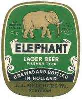Oranjeboom Bierbrouwerij, Elephant Lager Beer Pilsner Type