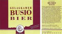 Bierbrouwerij de 3 Horne, Gelagkamer Busio Bier