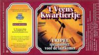 Bierbrouwerij de 3 Horne, 't Veens Kwartiertje Tripel