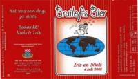 Bierbrouwerij de 3 Horne, Bruilofts Bier Iris en Niels 4 juli 2008