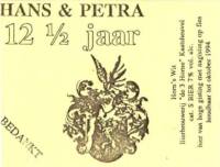 Bierbrouwerij de 3 Horne, Hans en Petra 12 1/2 jaar