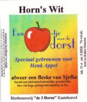 Bierbrouwerij de 3 Horne, Horn's Wit Een Appeltje voor de Dorst