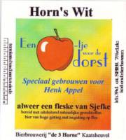 Bierbrouwerij de 3 Horne, Horn's Wit Een Appeltje voor de Dorst