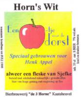 Bierbrouwerij de 3 Horne, Horn's Wit Een Appeltje voor de Dorst