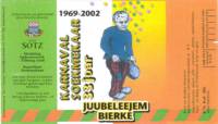 Bierbrouwerij de 3 Horne, Juubeleejem Bierke SOTZ 1969-2002 Karnaval