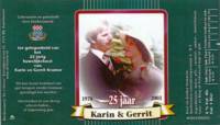 Bierbrouwerij de 3 Horne, Karin & Gerrit 25 Jaar