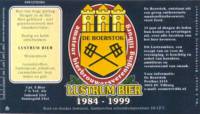Bierbrouwerij de 3 Horne, Lustrumbier De Roerstok 1984-1999