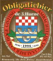 Bierbrouwerij de 3 Horne, Obligatiebier 1995