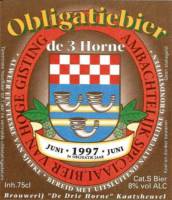 Bierbrouwerij de 3 Horne, Obligatiebier 1997