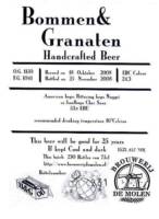Brouwerij De Molen, Bommen & Granaten