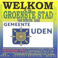 Jantje's Bieren Uden, Welkom in de groenste stad van Europa 2008