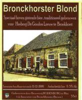 Bronckhorster Brewing Company , Bronckhorster Blond