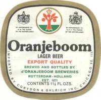 Oranjeboom Bierbrouwerij, Oranjeboom Lager Beer