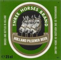 Oranjeboom Bierbrouwerij, Three Horses Brand Holland Pilsener Beer